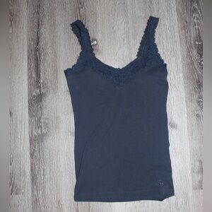 Abercrombie & Fitch black Lace Camisole